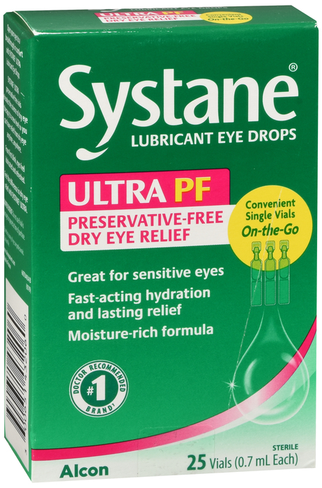 Systane Ultra Lubricant Eye Drops High Performance Vials