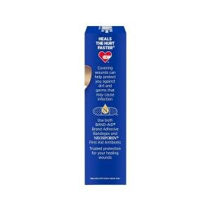 Band-Aid Brand Flexible Fabric Adhesive Bandages For Wound Care First Extra Large Size 10 Ct
