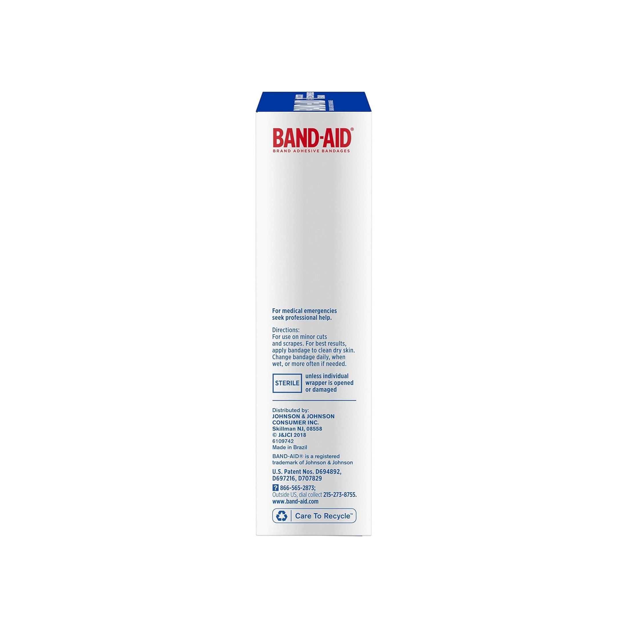 Band-Aid Brand Flexible Fabric Adhesive Bandages For Wound Care First Extra Large Size 10 Ct