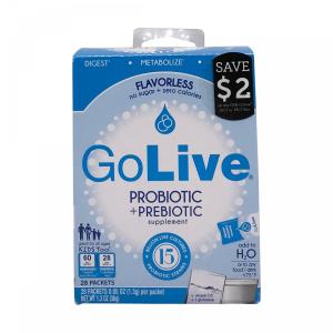 GoLive Flavorless Prebiotic + Probiotic - 28ct