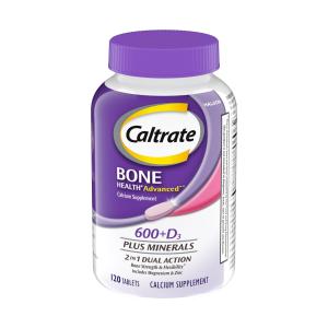Caltrate 600+D Plus Minerals Calcium Supplement Tablets