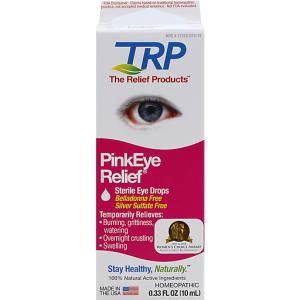 TRP PinkEye Relief Sterile Eye Drops - .33 Fl Oz