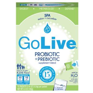 GoLive Probiotic Cucumber Melon Packets - 10ct