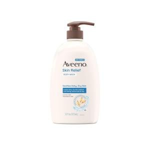 Aveeno Skin Relief Body Wash, Fragrance Free, 12 Fl Oz
