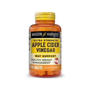 Mason Natural Extra Strength Apple Cider Vinegar, 100 Tablets