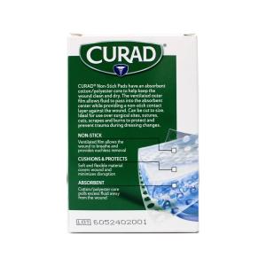 Curad Small Non-Stick Pads 2 X 3 In