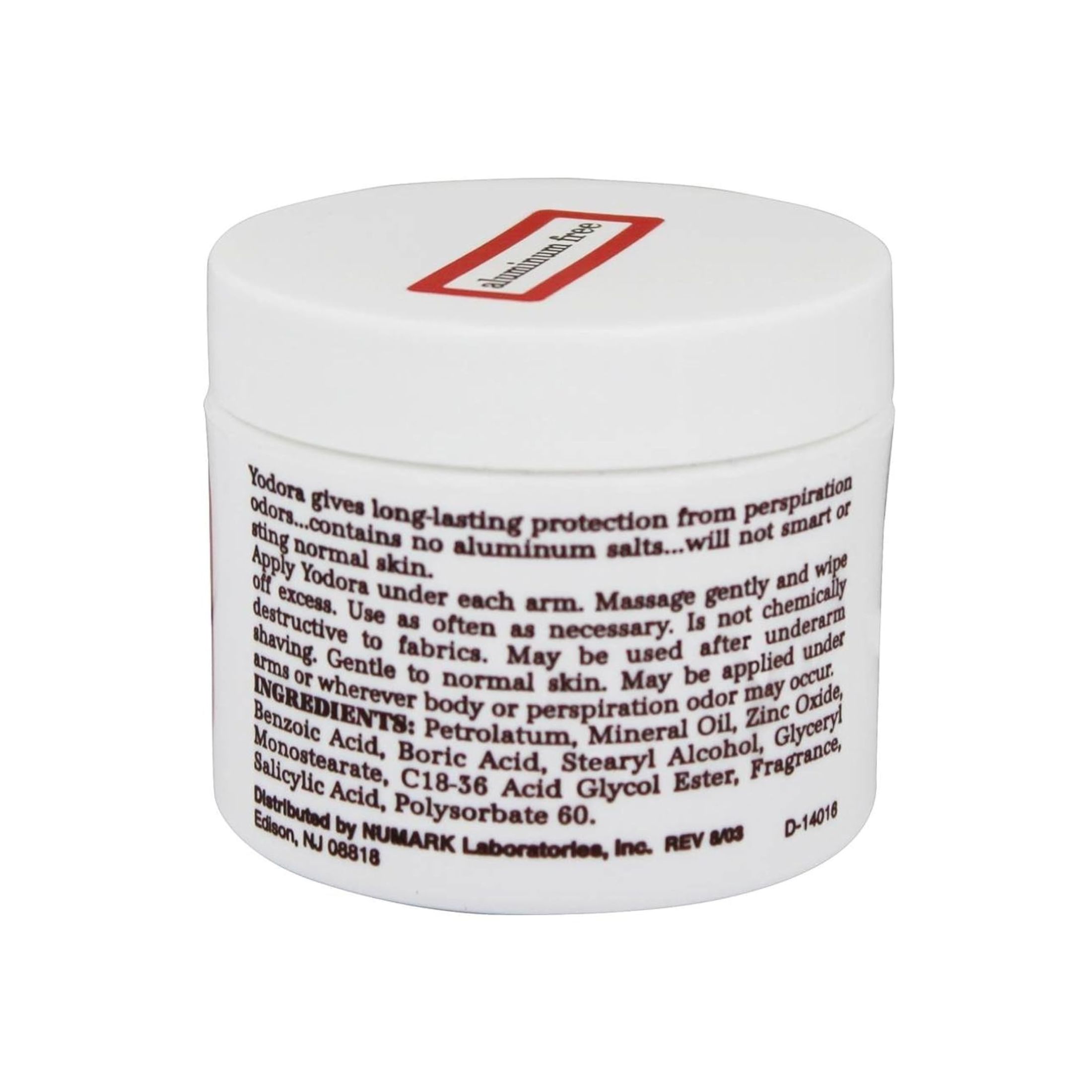 Yodora Deodorant Cream 2 Oz