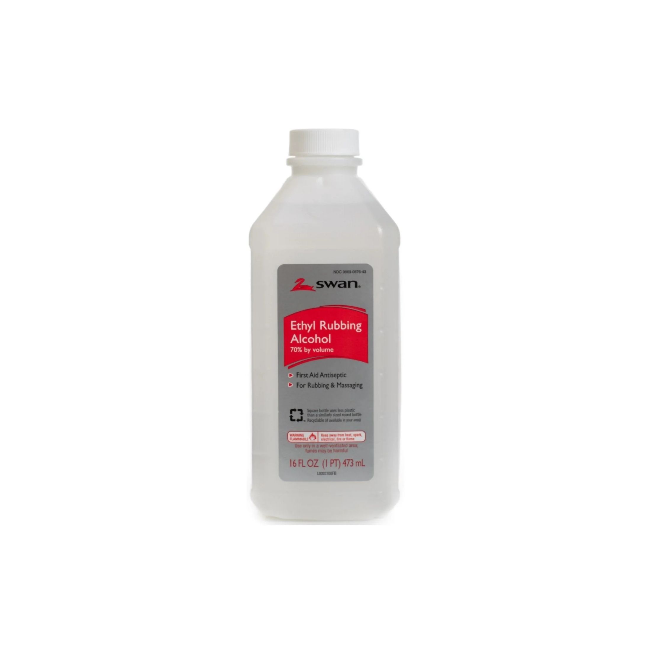 McKesson Swan Ethyl Alcohol Antiseptic, 16 Oz. Bottle #1000032333