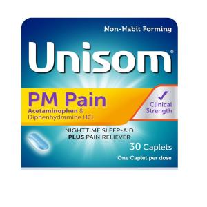 Unisom Nighttime Sleep Aid, Plus Pain Reliever, Clinical Strength, Caplets