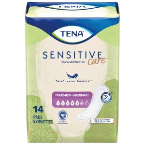 Tena Intimates Maximum Absorbency Incontinence Pads For Women, Regular Length