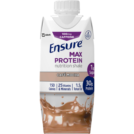 Ensure Max Protein Nutrition Shake Cafe Mocha Ready-to-Drink 11 Fl Oz Bottle