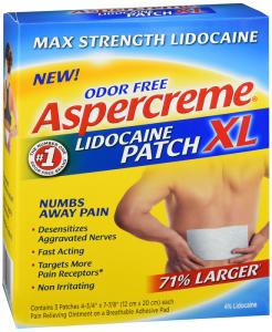 Aspercreme Lidocaine Patch XL