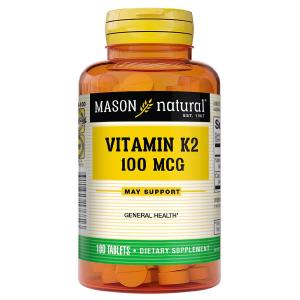Mason Natural Vitamin K2, 100 Mcg, Tablets