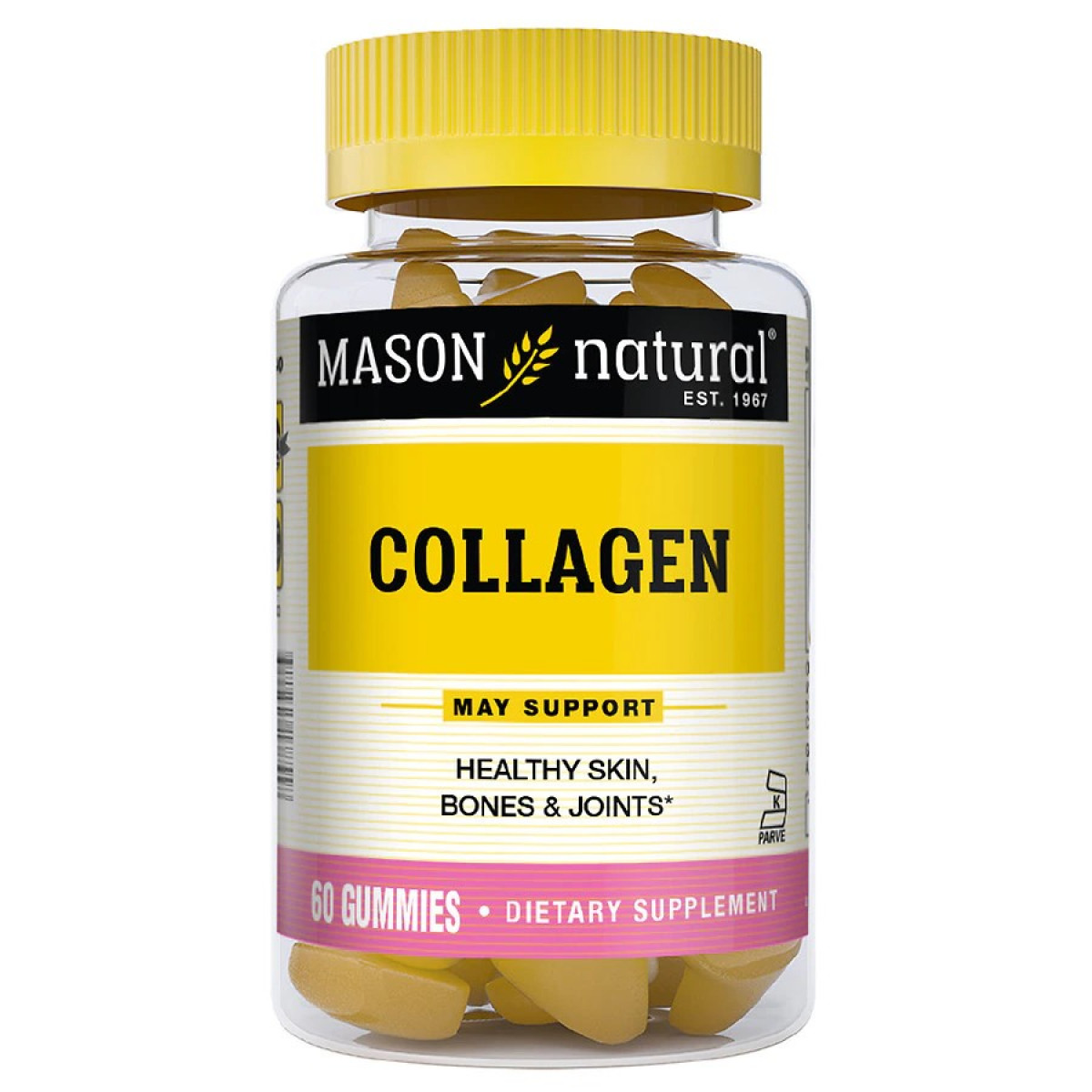 Mason Natural Collagen, Gummies, Tropical Fruit Flavor