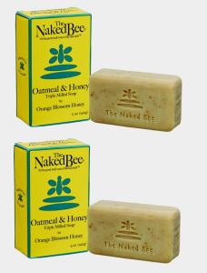 The Naked Bee Oatmeal & Honey Orange Blossom Triple Milled Soap 5 Oz - Nbso-lg