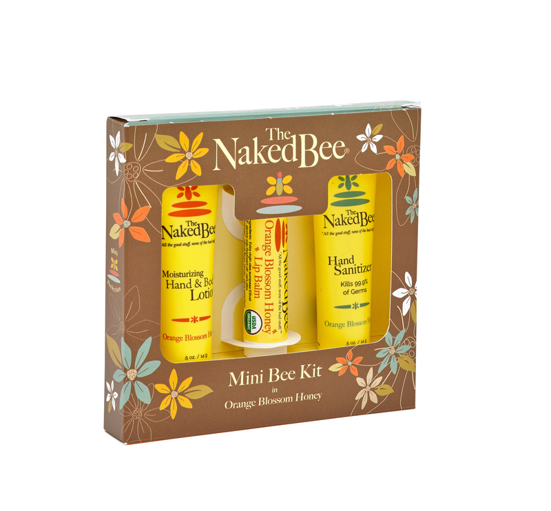 The Naked Bee Mini Kit - Orange Blossom Honey