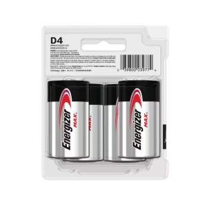 Energizer 4pk Max Alkaline D Cell Batteries