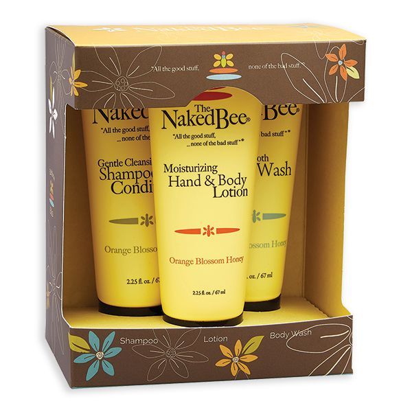 The Naked Bee Orange Blossom Honey Bath And Body Set