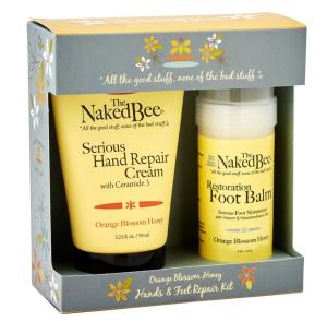 The Naked Bee Orange Blossom Honey Hand And Foot Repair Gift Set