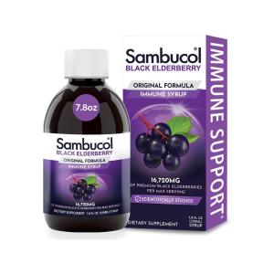 Sambucol Immune Syrup, Original Formula, 16,720 Mg, Black Elderberry 4 Fl Oz