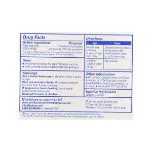 Boiron Oscillococcinum Unit Dose, Homeopathic Medicine For Flu-Like Symptoms, 12 Doses