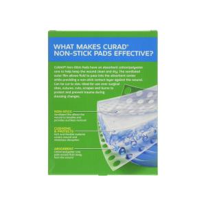 Curad Telfa Non-Stick Pads 3 X 4 Inches