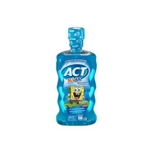 ACT Kids Fluoride Rinse, Anticavity, Ocean Berry, Nickelodeon SpongeBob SquarePants