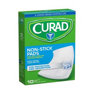 Curad Telfa Non-Stick Pads, 3 Inch X 4 Inches