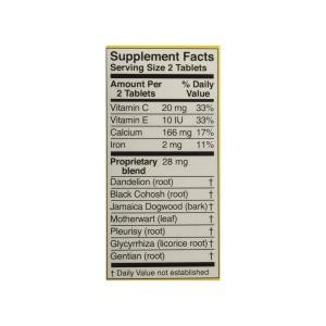 Lydia Pinkham Herbal Tablet Supplement 72 Tablets