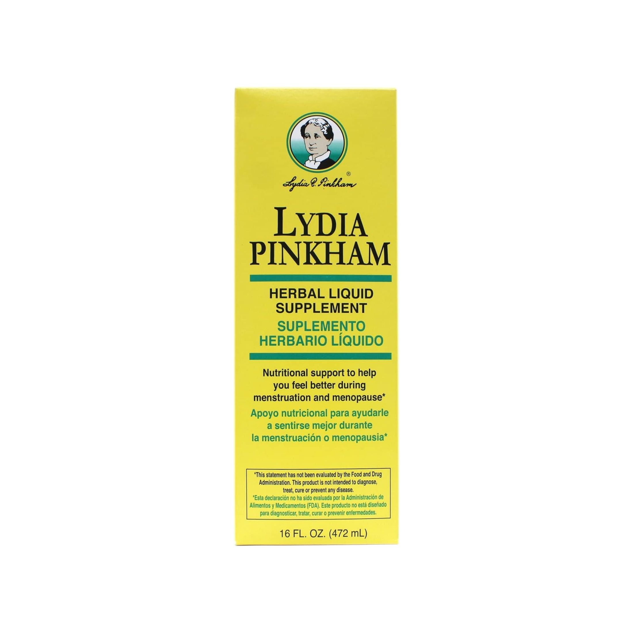 Lydia Pinkham Herbal Liquid Supplement, 16 Oz