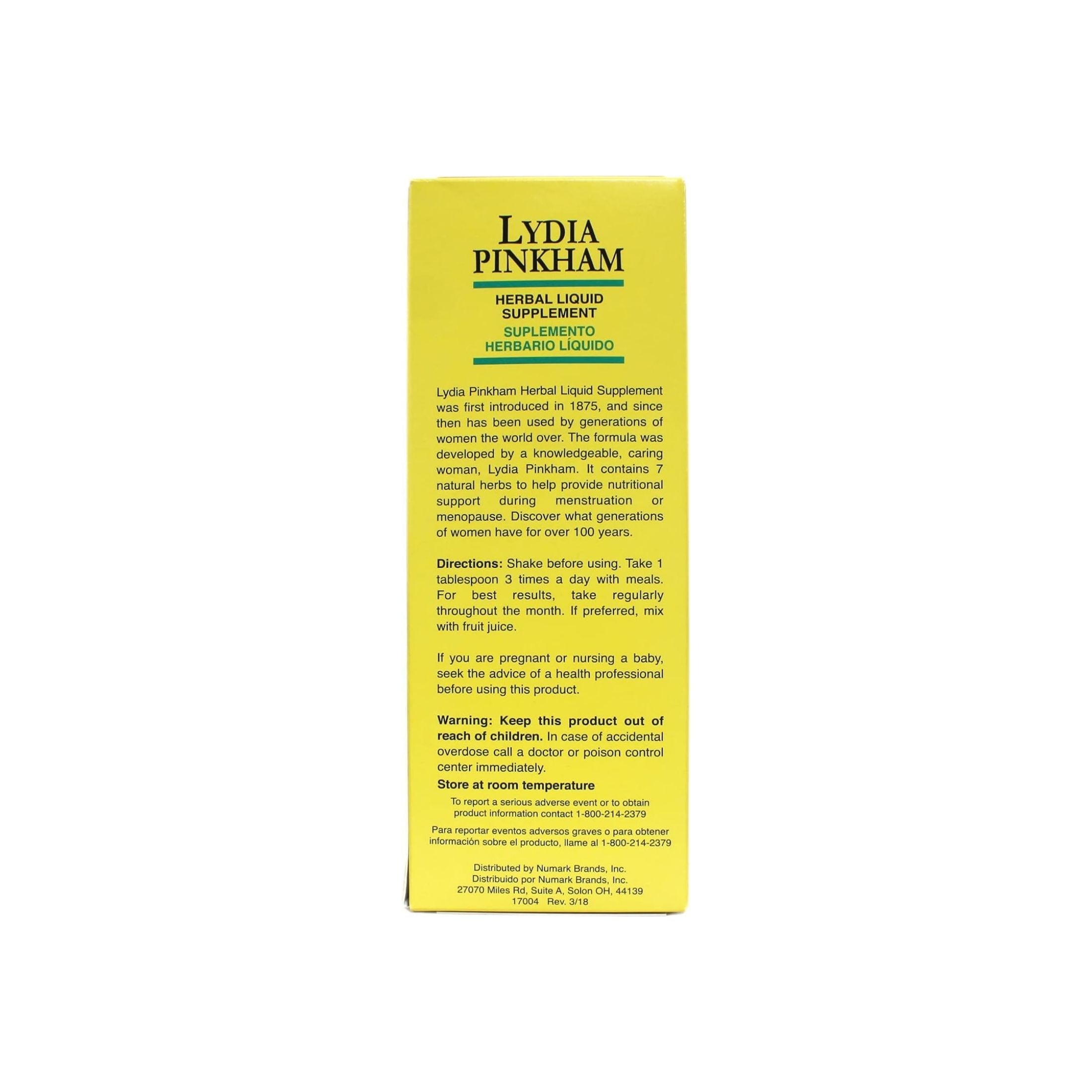 Lydia Pinkham Herbal Liquid Supplement, 16 Oz