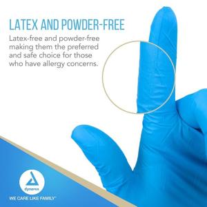 Dynarex Safe-touch Powder-free Nitrile Exam Gloves (Case Of 1000)