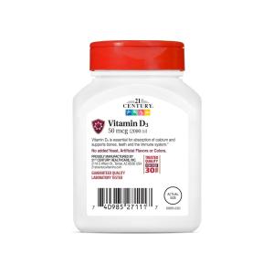 21st Century Vitamin D-2000, Maximum Strength D3 120 Tablets