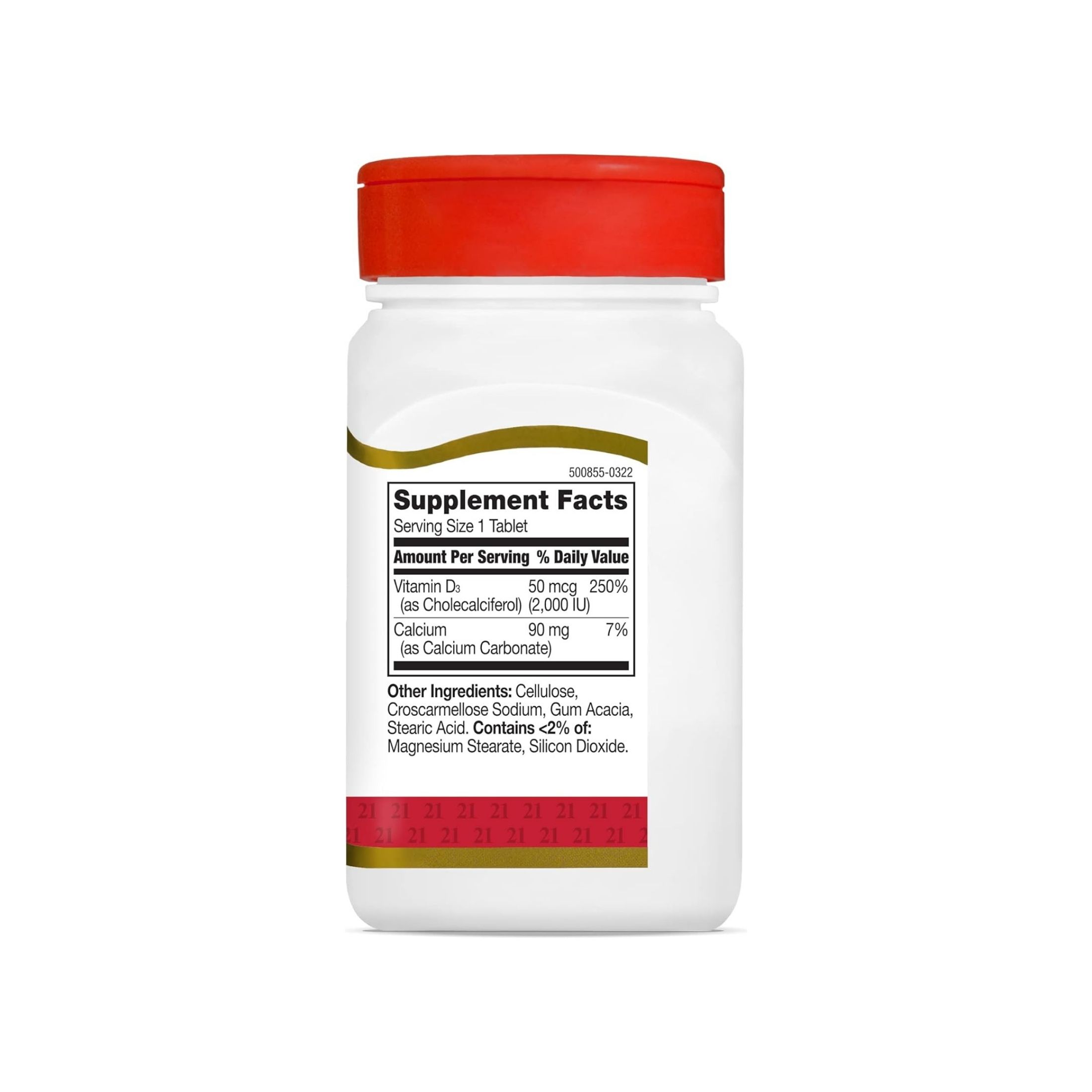 21st Century Vitamin D-2000, Maximum Strength D3 120 Tablets