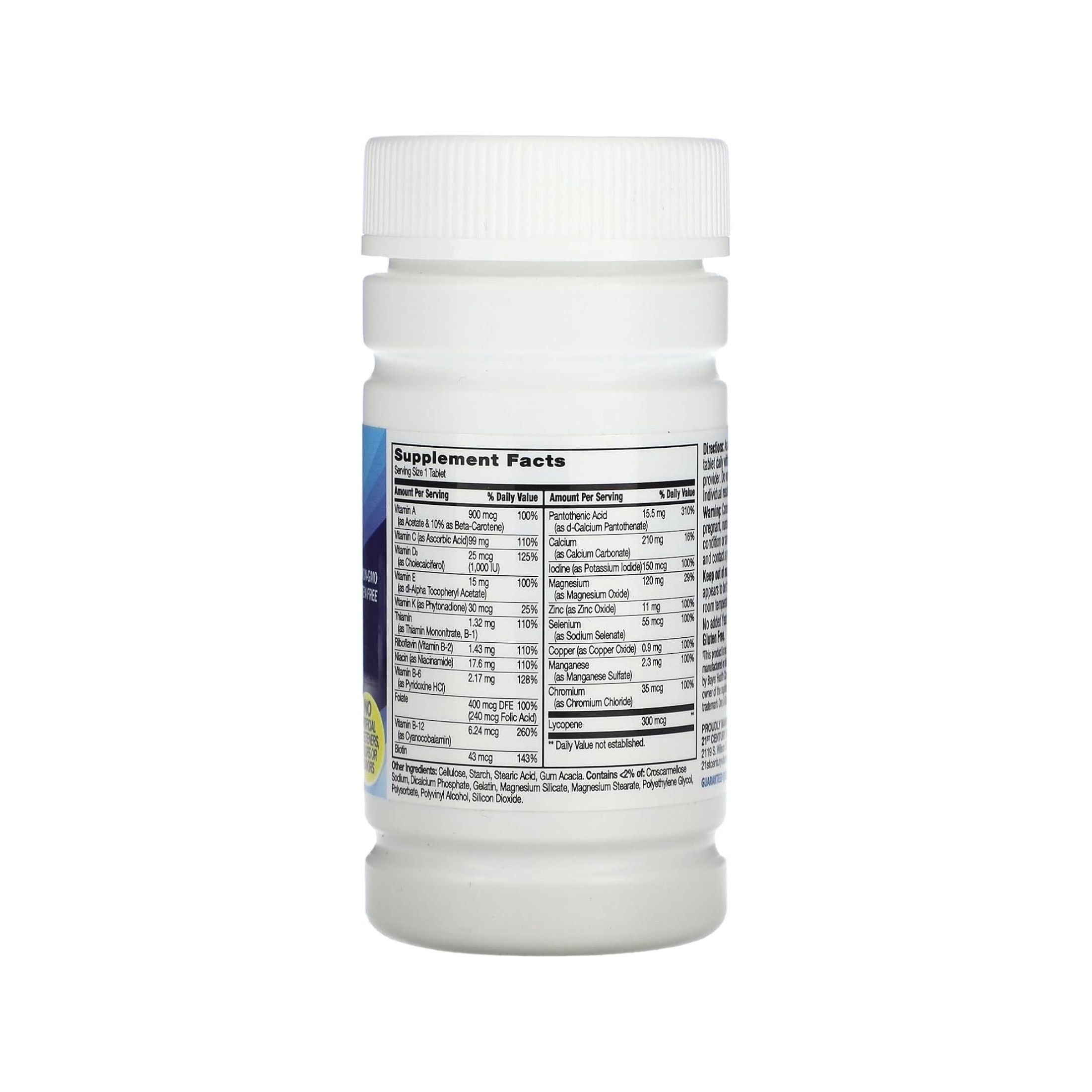 21st Century One Daily, Men's Health, 100 Tablets