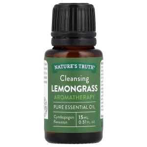 Nature's Truth Pure Essential Oil, Cleansing Lemongrass 0.51 Fl Oz