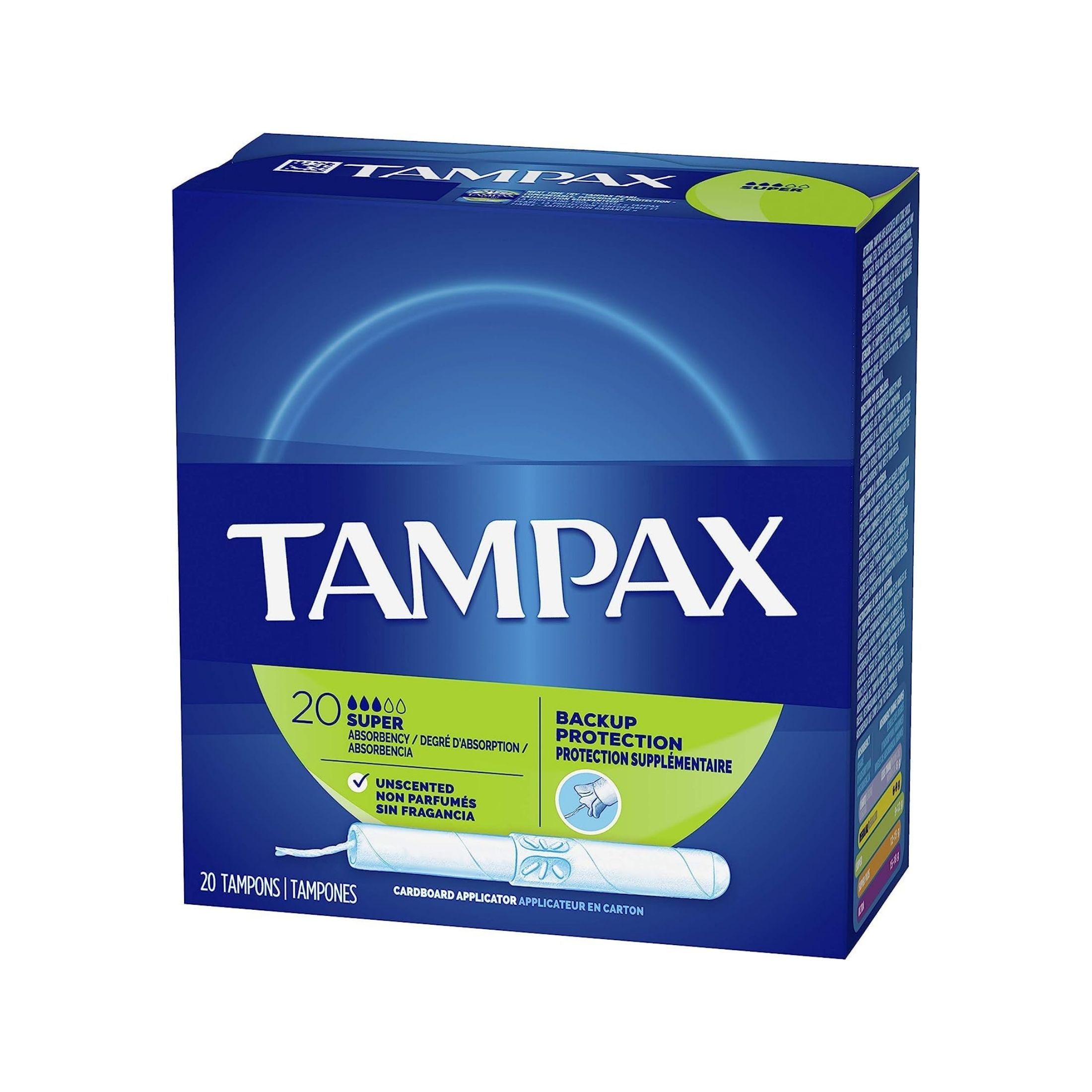 Tampax Cardboard Applicator, Multipax Tampons