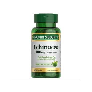 Nature's Bounty Herbal Health Echinacea Capsules, 400 Mg