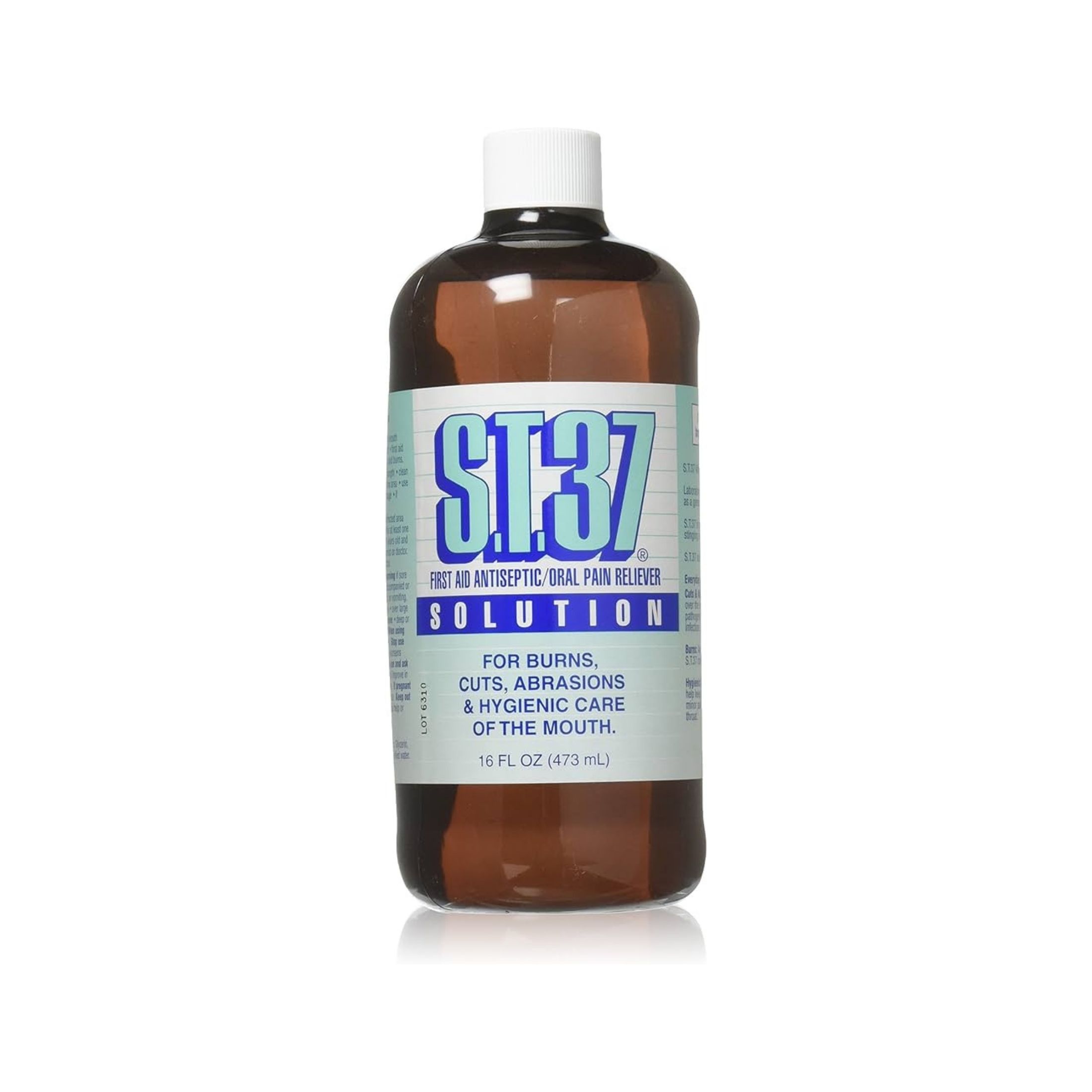 S.t. 37 First Aid Antiseptic & Oral Pain Reliever Solution, 8 Oz