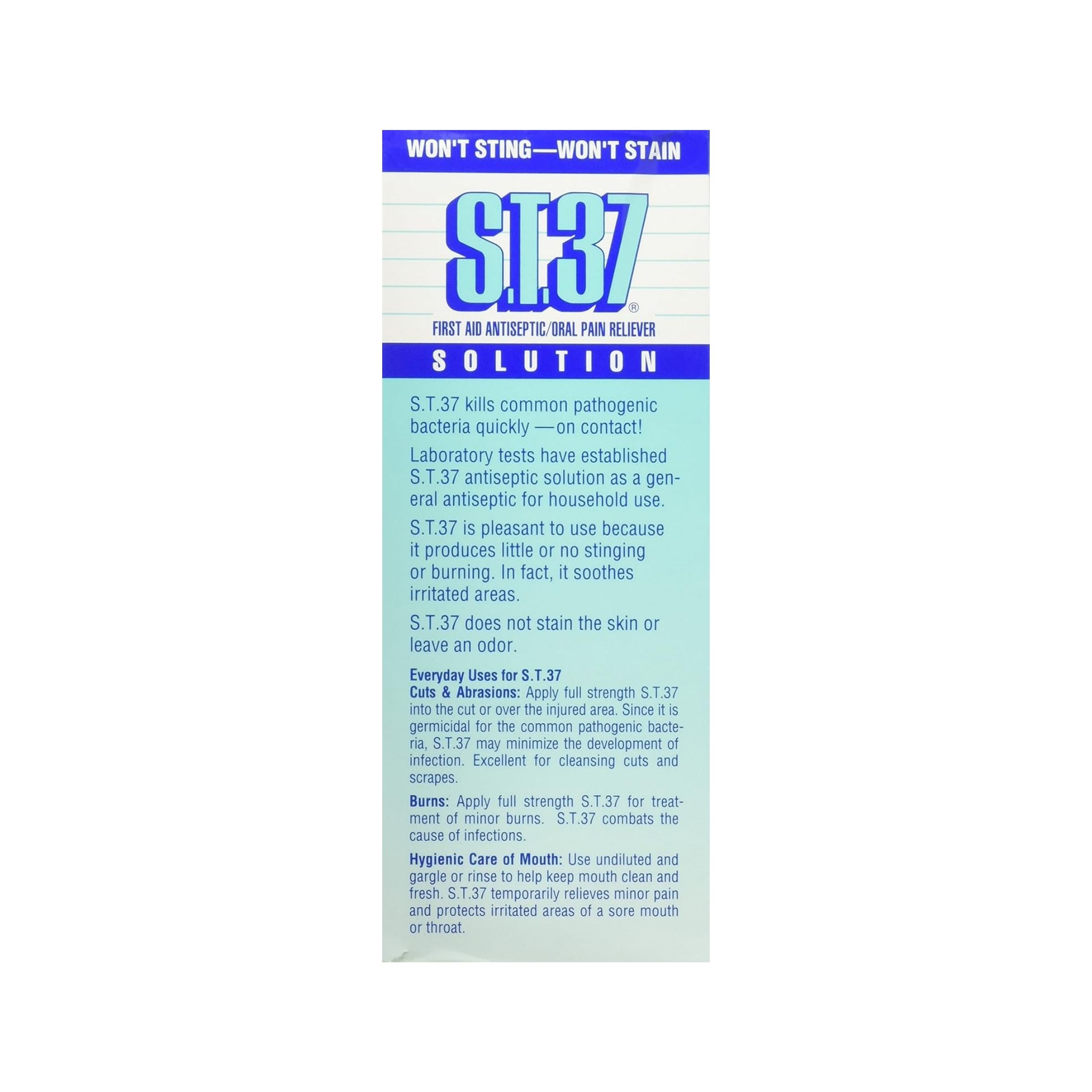 S.t. 37 Mouth Pain Relief Solution 16 Oz