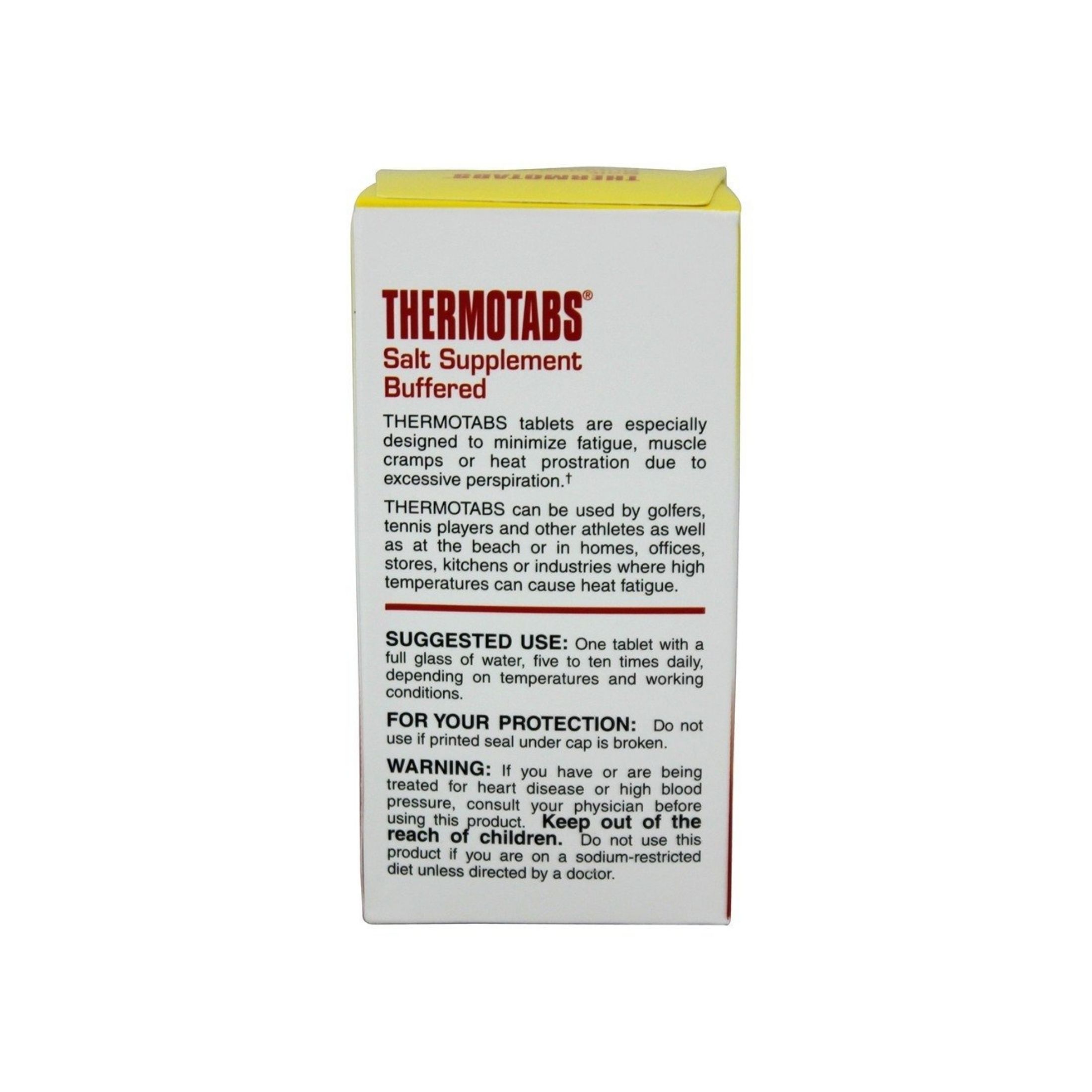 Thermotabs Salt Supplement Buffered Tablets