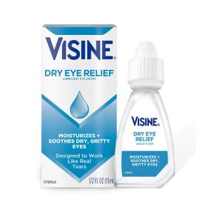 Visine Tears Dry Eye Relief 0.5 Fl Oz Box