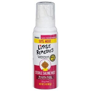 Little Remedies Breathe Easy Sterile Saline Mist 3 Oz