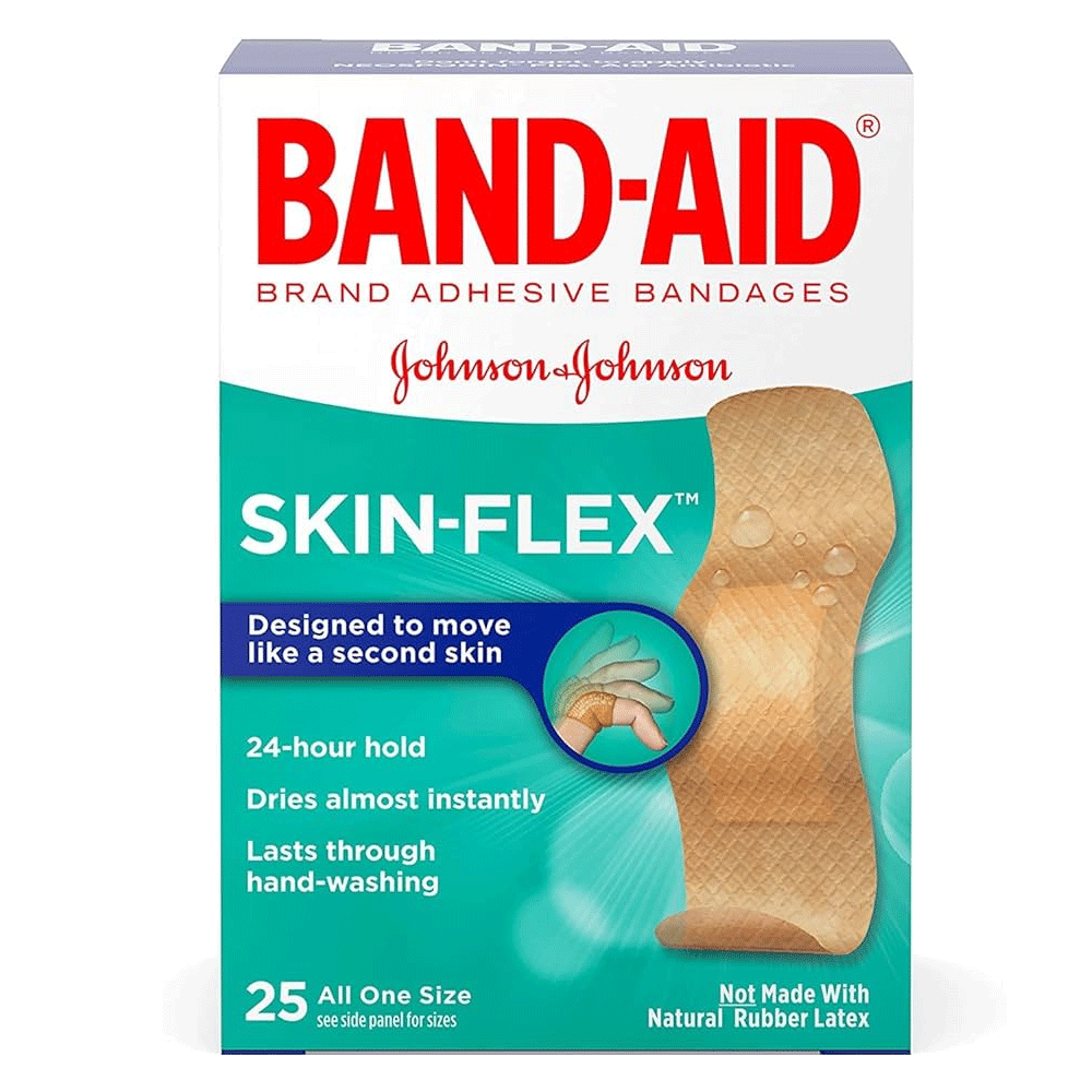 Band-Aid Brand Skin Flex Adhesive Bandages, All One Size