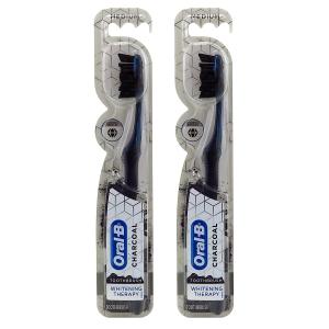 Oral-B Medium Advanced Whitening Charcoal Toothbrush