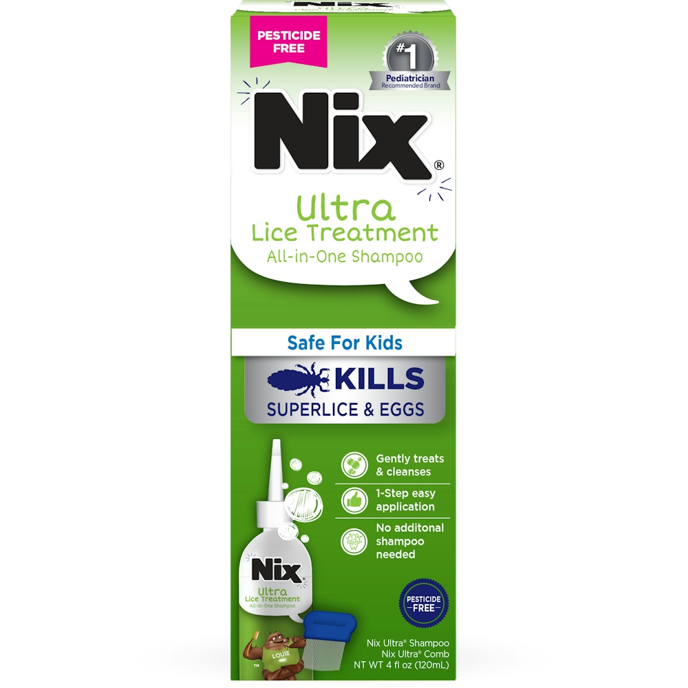 Nix Ultra Shampoo All-In-One Lice Treatment Kit