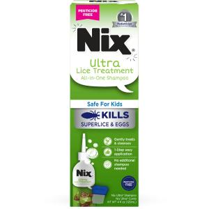 Nix Ultra Shampoo All-In-One Lice Treatment Kit