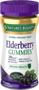 Nature's Bounty Elderberry Gummies, 40 Gummies
