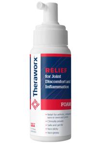 Theraworx Relief Joint Discomfort & Inflammation Foam 7.1 Oz