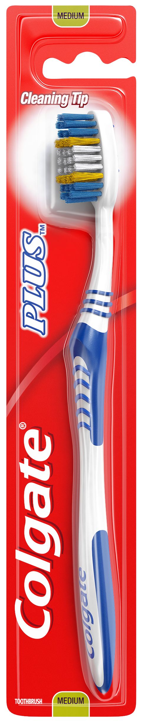 Colgate Manual Plus Adult Medium Toothbrush -- 72 Per Case